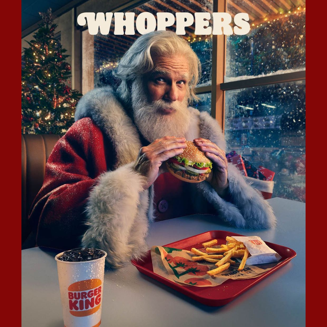 Disecft Santa Claus isn't real? Burger King hijacs Christmas with festive ...
