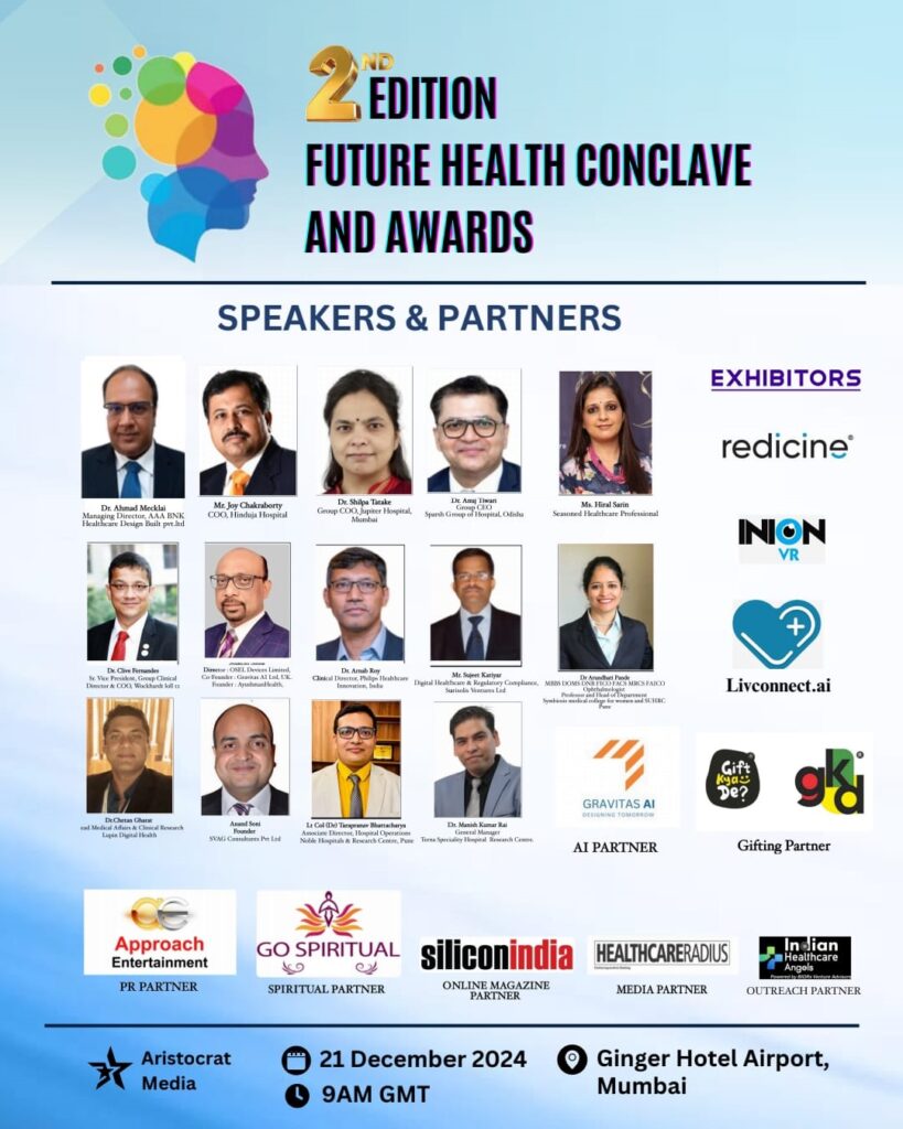 Aristocrat Media to Host 2nd Edition of Future Health Conclave & Awards ...