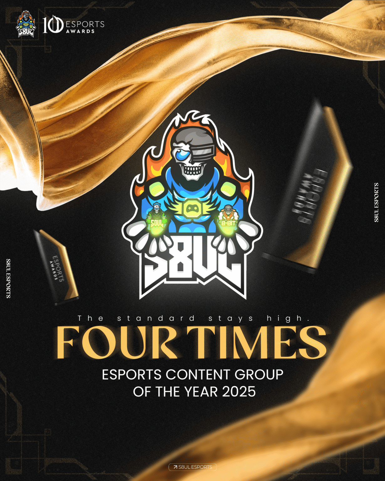 S8UL Makes History at the Esports Awards 2025, Becomes First Indian ...